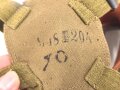 Tschechoslowakei 2.Weltkrieg, Gasmaske VZ35 mit langem Schlauch und grossem Filter