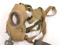 Tschechoslowakei 2.Weltkrieg, Gasmaske VZ35 mit langem Schlauch und grossem Filter