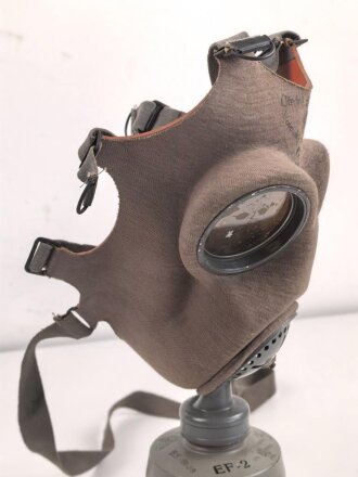 Tschechoslowakei 2.Weltkrieg, Gasmaske VZ35 mit Filter