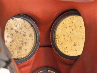 Tschechoslowakei 2.Weltkrieg, Gasmaske VZ35 mit Filter