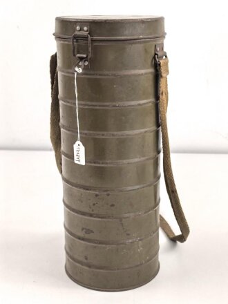 Tschechoslowakei 2.Weltkrieg, Gasmaske VZ35 mit Filter, in Bereitschaftsdose von 1939