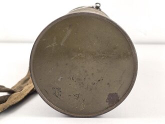 Tschechoslowakei 2.Weltkrieg, Gasmaske VZ35 mit Filter, in Bereitschaftsdose von 1939