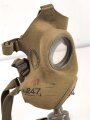 Tschechoslowakei 2.Weltkrieg, Gasmaske VZ35 mit Filter, in Bereitschaftsdose von 1939