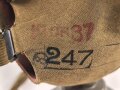 Tschechoslowakei 2.Weltkrieg, Gasmaske VZ35 mit Filter, in Bereitschaftsdose von 1939