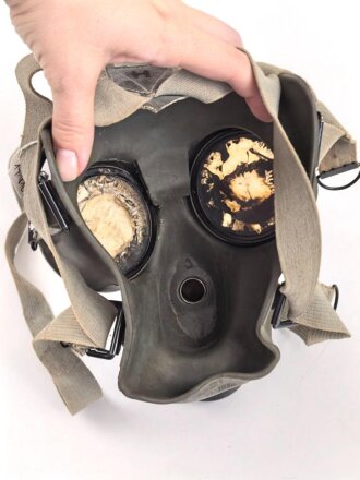 Tschechoslowakei 2.Weltkrieg, Gasmaske Luftschutz Modell Chema LPS, datiert 1938