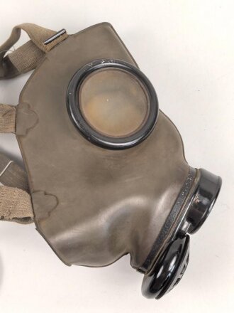 Tschechoslowakei 2.Weltkrieg, Gasmaske  Modell F.M. 3a