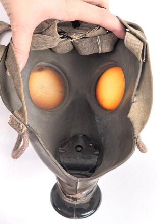 Tschechoslowakei 2.Weltkrieg, Gasmaske  Modell F.M. 3a
