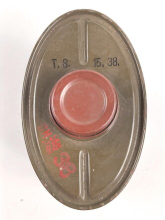 Tschechoslowakei 2.Weltkrieg, Filter für eine Gasmaske  , datiert 1938
