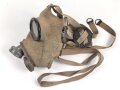 Tschechoslowakei 2.Weltkrieg, Gasmaske  Modell F.M. 3, Variante in Metall statt Pressmasse.