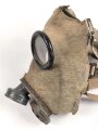 Tschechoslowakei 2.Weltkrieg, Gasmaske  Modell F.M. 3, Variante in Metall statt Pressmasse.