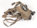 Tschechoslowakei 2.Weltkrieg, Gasmaske  Modell F.M. 3, Variante in Metall statt Pressmasse.