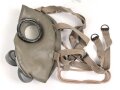 Tschechoslowakei 2.Weltkrieg, Gasmaske  Modell F.M. 3, Variante in Metall statt Pressmasse., Gummi angetrocknet