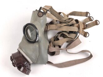 Tschechoslowakei 2.Weltkrieg, Gasmaske  Modell F.M. 1a, ungewöhnliche Ausführung
