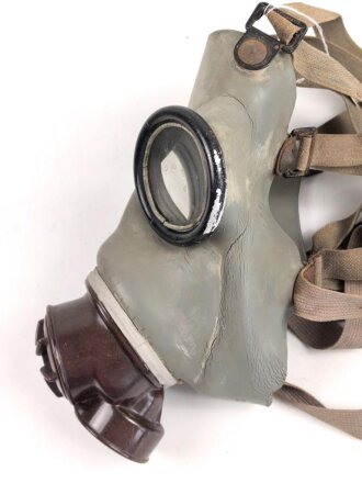 Tschechoslowakei 2.Weltkrieg, Gasmaske  Modell F.M. 1a,...