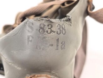 Tschechoslowakei 2.Weltkrieg, Gasmaske  Modell F.M. 1a, ungewöhnliche Ausführung