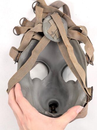 Tschechoslowakei 2.Weltkrieg, Gasmaske  Modell F.M. 1a, ungewöhnliche Ausführung