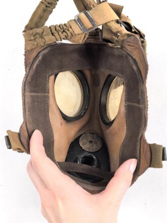Tschechoslowakei 2.Weltkrieg, Gasmaske  Modell  Eckhardt M34
