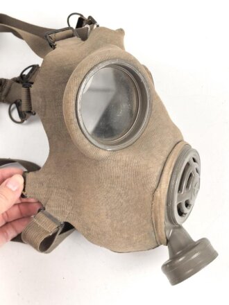 Serbien 2. Weltkrieg, Armeegasmaske M3, Fabrikation Obile...
