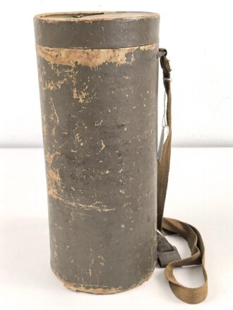 Tschechoslowakei , Gasmaske  Modell F.M. 3 mit Filter in Bereitschaftsbüchse. Der Filter aus dem 1950iger Jahren