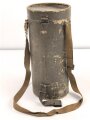 Tschechoslowakei , Gasmaske  Modell F.M. 3 mit Filter in Bereitschaftsbüchse. Der Filter aus dem 1950iger Jahren