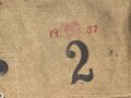 Tschechoslowakei 2.Weltkrieg, Bereitschaftstasche für eine Gasmaske VZ33 und 35. Guter Zustand, datiert 1936