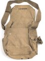 Tschechoslowakei 2.Weltkrieg, Bereitschaftstasche für eine Gasmaske VZ33 und 35. Guter Zustand, datiert 1936