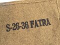Tschechoslowakei 2.Weltkrieg, Bereitschaftstasche für eine Gasmaske VZ33 und 35. Guter Zustand, datiert 1936