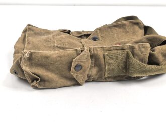 Tschechoslowakei 2.Weltkrieg, Bereitschaftstasche für eine Gasmaske VZ33 und 35. Guter Zustand, datiert 1937