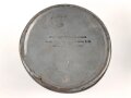 Luftschutz III.Reich, tschechische Gasmaske FM-3 mit Filter in Bereitschaftsbüchse, als Beute vereinnahmt und an den Luftschutz ausgegeben