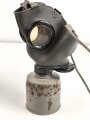 Luftschutz III.Reich, tschechische Gasmaske FM-3 mit Filter in Bereitschaftsbüchse, als Beute vereinnahmt und an den Luftschutz ausgegeben