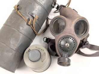 Luftschutz III.Reich, tschechische Gasmaske VZ35 mit...