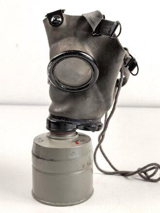 Luftschutz III.Reich, tschechische Gasmaske FM-1 mit...