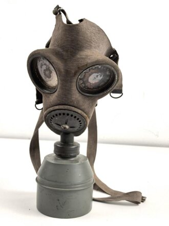 Luftschutz III.Reich, tschechische Gasmaske VZ35 mit...