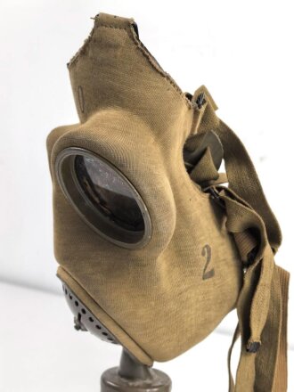 Luftschutz III.Reich, tschechische Gasmaske VZ35 mit...