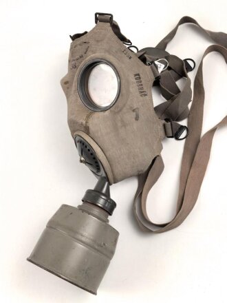 Luftschutz III.Reich, tschechische Gasmaske VZ35 mit...