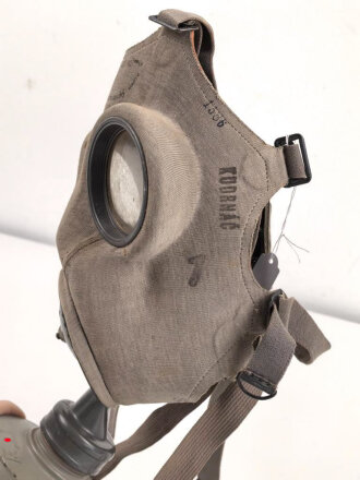 Luftschutz III.Reich, tschechische Gasmaske VZ35 mit...