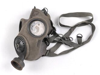 Luftschutz III.Reich, tschechische Gasmaske VZ35 , als Beute vereinnahmt und an den Luftschutz ausgegeben