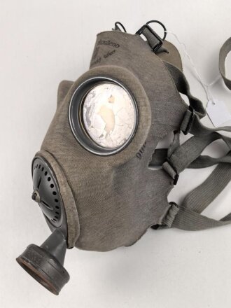 Luftschutz III.Reich, tschechische Gasmaske VZ35 , als...