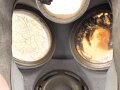 Luftschutz III.Reich, tschechische Gasmaske VZ35 , als Beute vereinnahmt und an den Luftschutz ausgegeben. Filtergewinde geändert für Deutschen Gasmaskenfilter