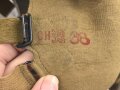 Luftschutz III.Reich, tschechische Gasmaske VZ35 , als Beute vereinnahmt und an den Luftschutz ausgegeben. Filtergewinde geändert für Deutschen Gasmaskenfilter