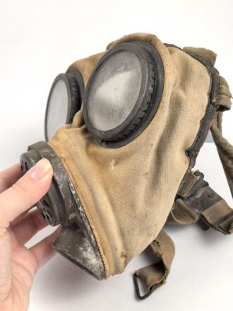 Ungarn 2. Weltkrieg, Armeegasmaske Modell 1934....