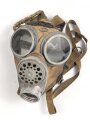 Ungarn 2. Weltkrieg, Armeegasmaske Modell 1934. Maskenkörper angetrocknet