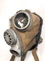 Ungarn 2. Weltkrieg, Armeegasmaske Modell 1934. Maskenkörper angetrocknet