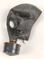 Schweiz, Bergungsmaske für Luftschutz mit Filter, guter Zustand, datiert 1965
