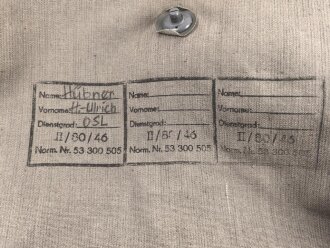 DDR, NVA Gasmaske PBF in Bereitschaftstasche, guter Gesamtzustand