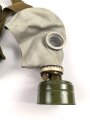 Russland, Gasmaske GP5 mit Filter in Bereitschaftstasche, guter Gesamtzustand