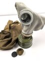 Russland, Gasmaske GP5 mit Filter in Bereitschaftstasche, guter Gesamtzustand