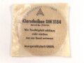 Deutschland,  Bereitschaftsbüchse aus Kunststoff  für eine Gasmaske der Firma "DRAEGER"