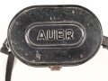 Deutschland,  Bereitschaftsbüchse für eine Gasmaske "AUER" samt Trageriemen, wahrscheinlich aus den 1930iger Jahren