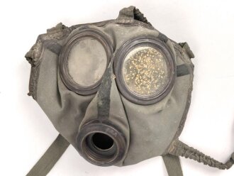 Deutschland,  Atemschutzmaske Degea D.R.P , Vorkriegsproduktion, Maskenkörper angetrocknet